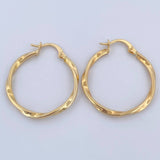 Candongas Eve Delgadas 1.65gr / 3cm / Oro 18K $