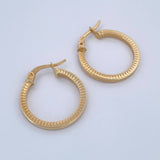 Candongas Maribel 1.75gr / 2cm / Oro 18K $