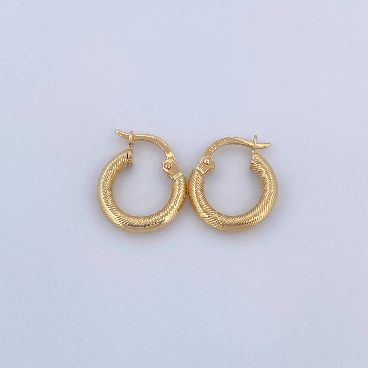 Candongas Zion 1.2gr / 1.5cm / Oro 18K $