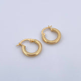Candongas Zion 1.1gr / 1.5cm / Oro 18K $
