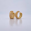 Candongas Hojas 3.8gr / 1.2cm / Oro 18K $