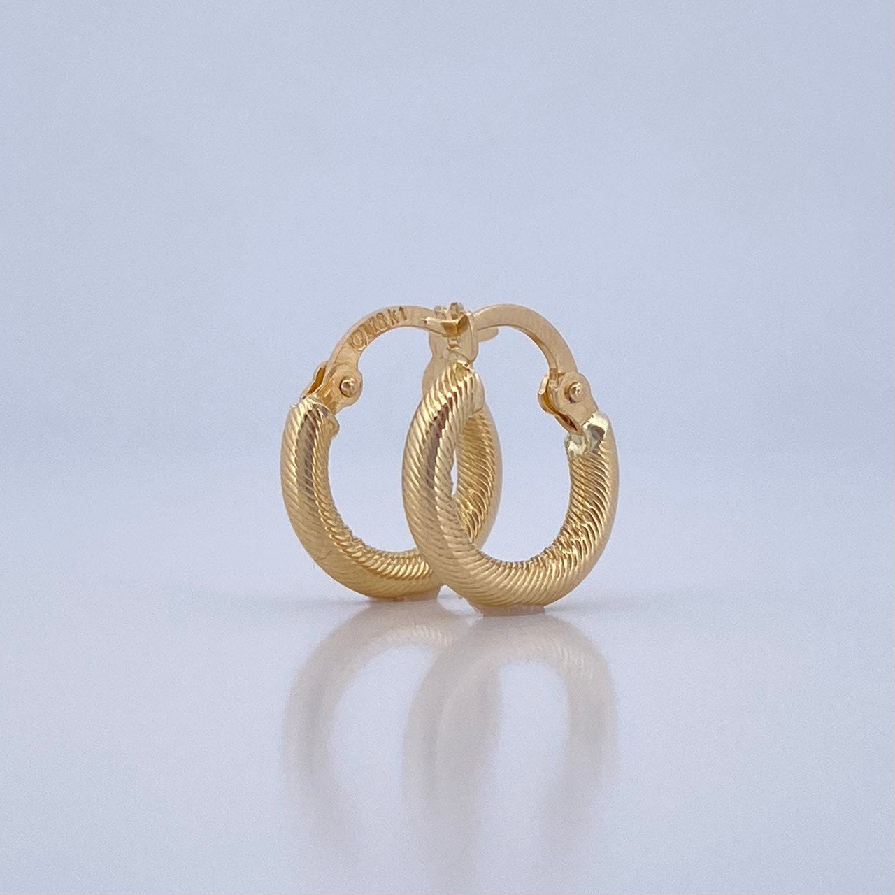 Candongas Zion 1.2gr / 1.5cm / Oro 18K $