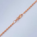 Cadena Militar 7gr / 50.3cm / Oro Rosa +3 18K &