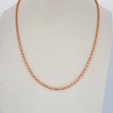 Cadena Militar 7gr / 50.3cm / Oro Rosa +3 18K &