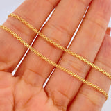 Cadena China 4gr / 60cm / Oro Amarillo +1 18K &