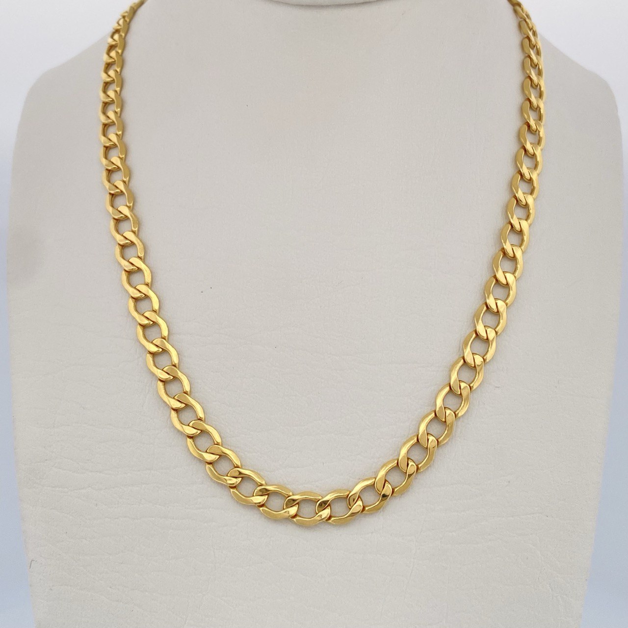 Cadena Cubana 13.7gr / 65cm / Oro Amarillo +1 18K &