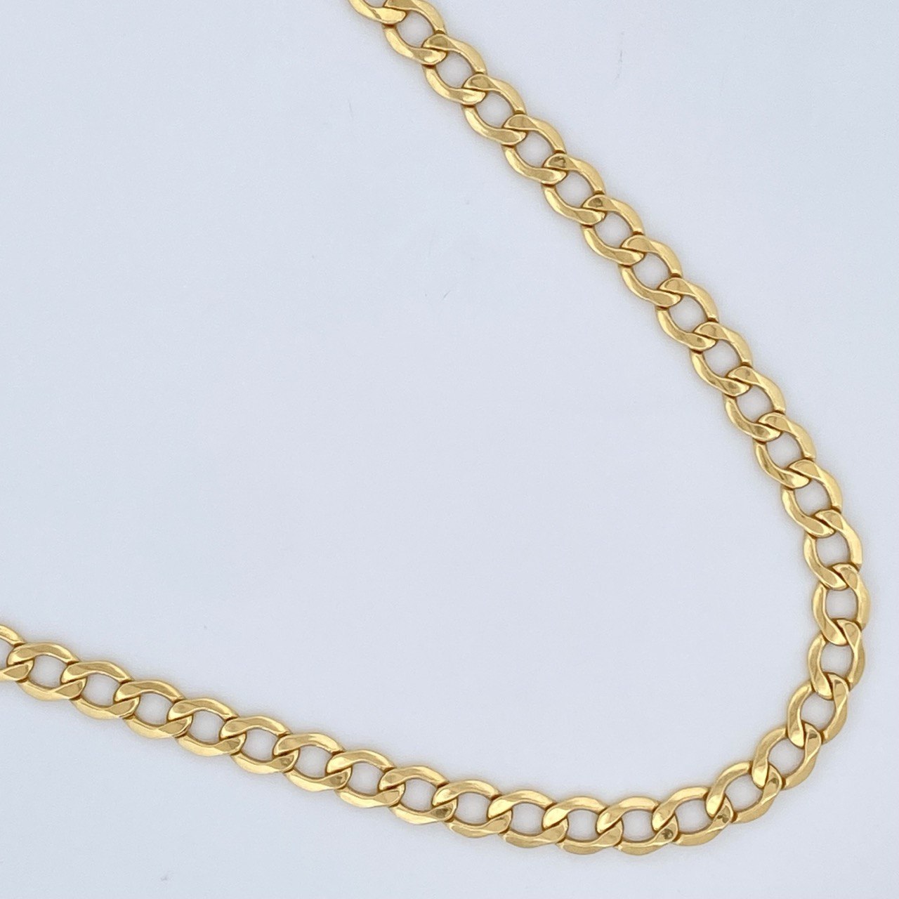 Cadena Cubana 13.7gr / 65cm / Oro Amarillo +1 18K &