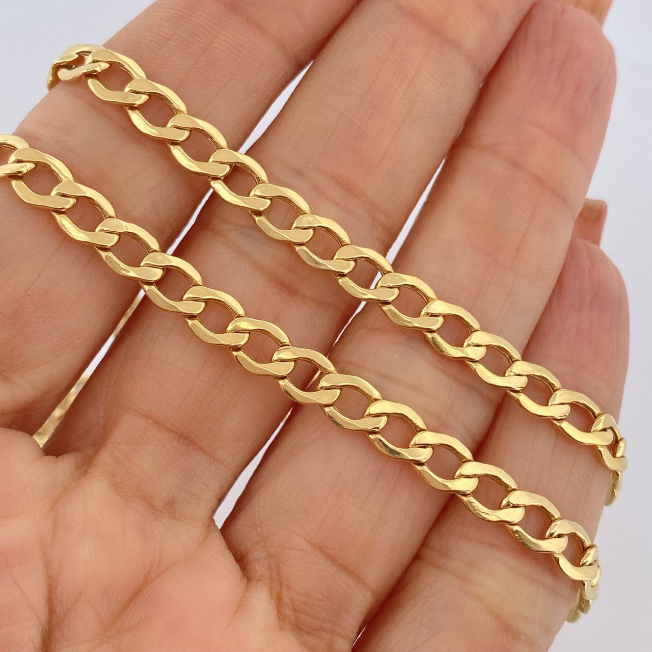 Cadena Cubana 13.7gr / 65cm / Oro Amarillo +1 18K &