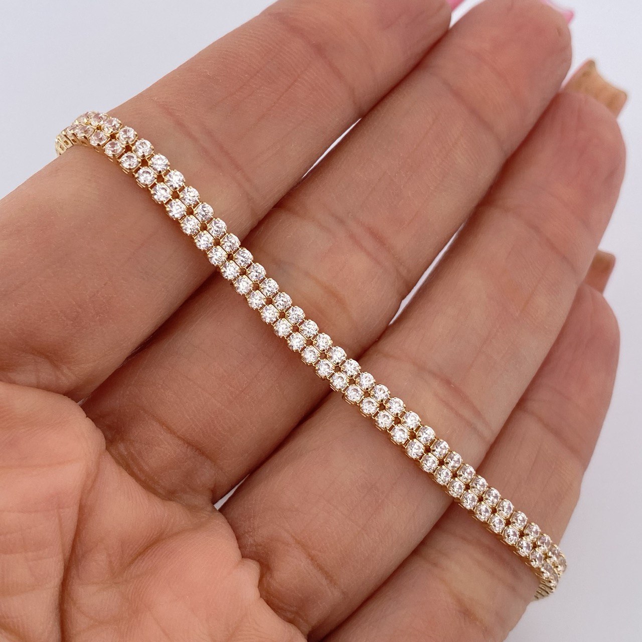 Pulso Fancy 6.1gr / 18.5cm / Oro Amarillo +3 18K &