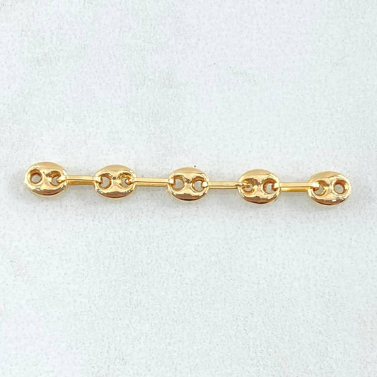 Herraje Retazo GC 0.5gr / 3.8cm / Oro Amarillo 18K