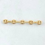 Herraje Retazo GC 0.5gr / 4cm / Oro Amarillo 18K