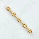Herraje Retazo GC 0.5gr / 3.8cm / Oro Amarillo 18K