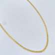 Cadena Escalera Plana 4gr / 60cm / 2mm Oro Amarillo +3 $