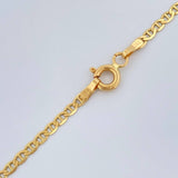 Cadena Escalera Plana 4gr / 60cm / 2mm Oro Amarillo +3 $