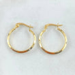 Candongas Clau 1.05gr / 2.2cm / Oro Amarillo 18K