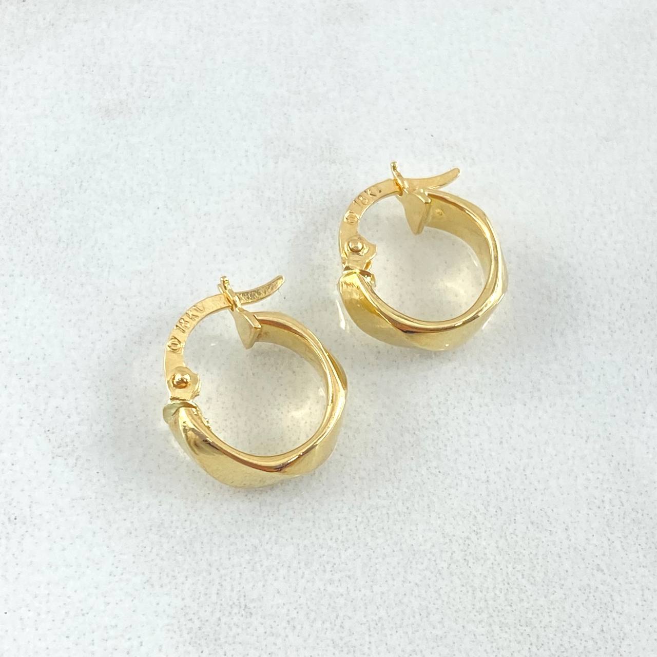 Candongas Nia 1.15gr / 1.3cm / Oro Amarillo 18K ©