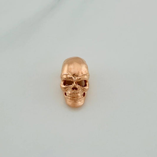 Herraje Calavera 4.3gr / 1.5cm / Oro Rosa 18K
