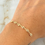 Herraje Retazo GC 0.65gr / 4.7cm / Oro Amarillo 18K