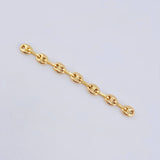 Herraje Retazo GC 7 Eslabones 0.45gr / 4.5cm / 3.35mm Oro Amarillo 18K ©