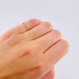 Anillo Gc 0.45gr / T2 3/4- T2 1/2 / 3.4mm Tres Oros 18K ©