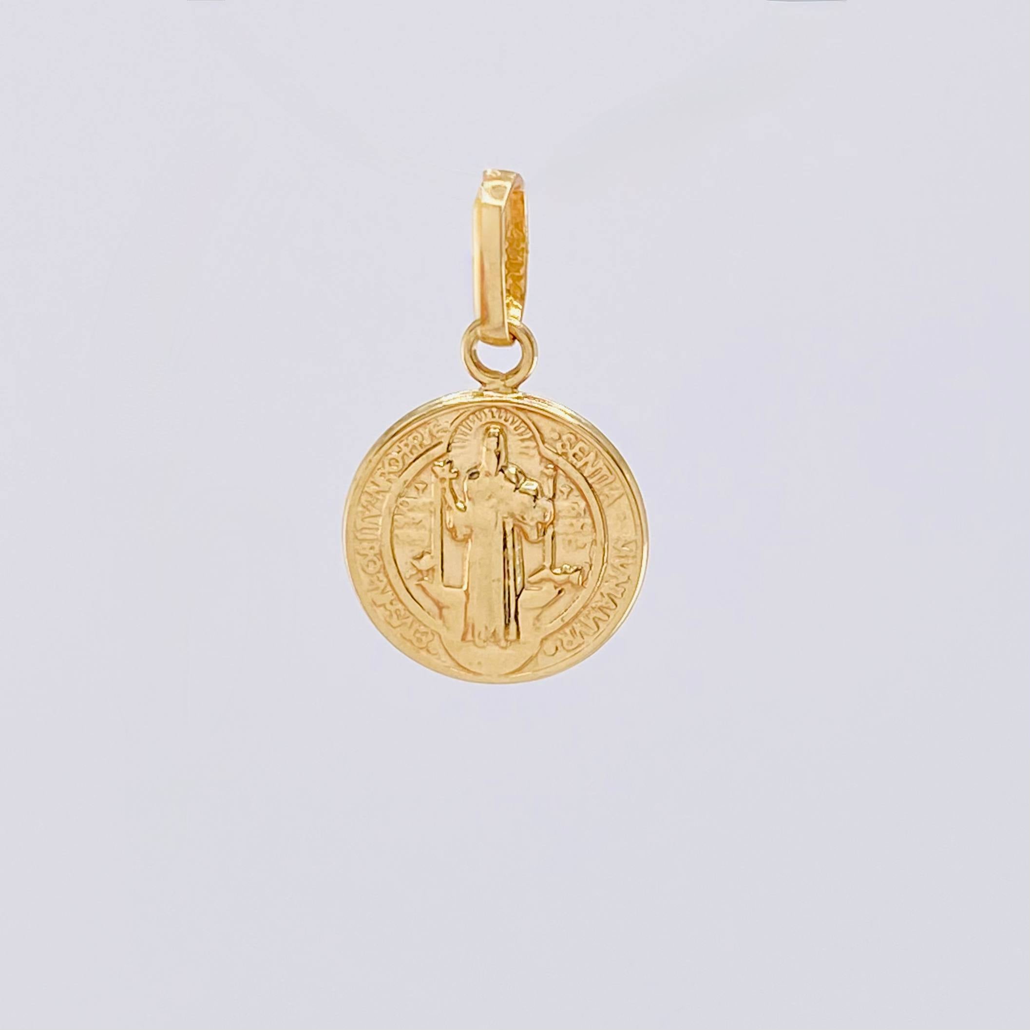 Dije San Benito 0.7gr / 2cm / Oro Amarillo 18K