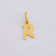 Dije Letra R Cursiva 0.45gr / 1.7cm / Oro Amarillo 18K