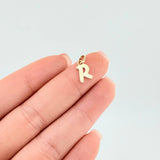 Dije Letra R Cursiva 0.45gr / 1.7cm / Oro Amarillo 18K