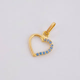 Dije Silueta Corazón 0.35gr / 1.5cm / Oro Amarillo 18K