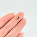 Dije Flor 0.4gr / 1.3cm / Oro Amarillo 18K