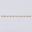 Herraje Retazo GC 11 Eslabones 0.7gr / 7.3cm / 3.25mm Tres Oros 18K