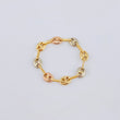 Anillo Gc 0.5gr / T4 1/4-T4 / 3.35mm Tres Oros 18K *