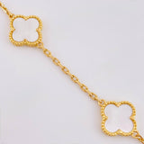 Pulso Trebol Aro Seguido 11.6gr / 21cm / 2.1mm Oro Amarillo Nac.Esp. 18K *