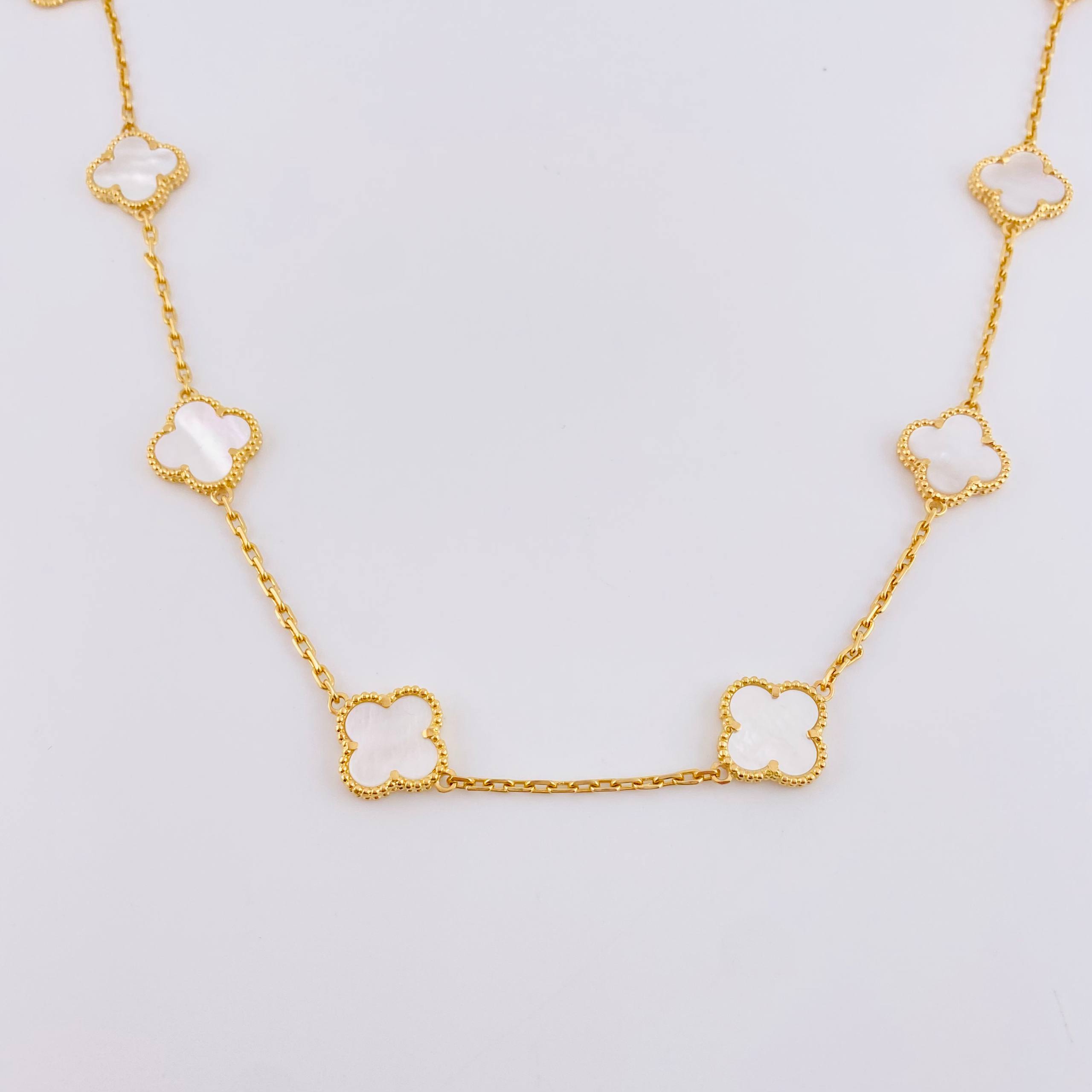 Cadena Trebol Aro Seguido 23.3gr / 40cm / 2.15mm Oro Amarillo Nac.Esp. 18K *