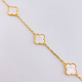 Cadena Trebol Aro Seguido 23.3gr / 40cm / 2.15mm Oro Amarillo Nac.Esp. 18K *