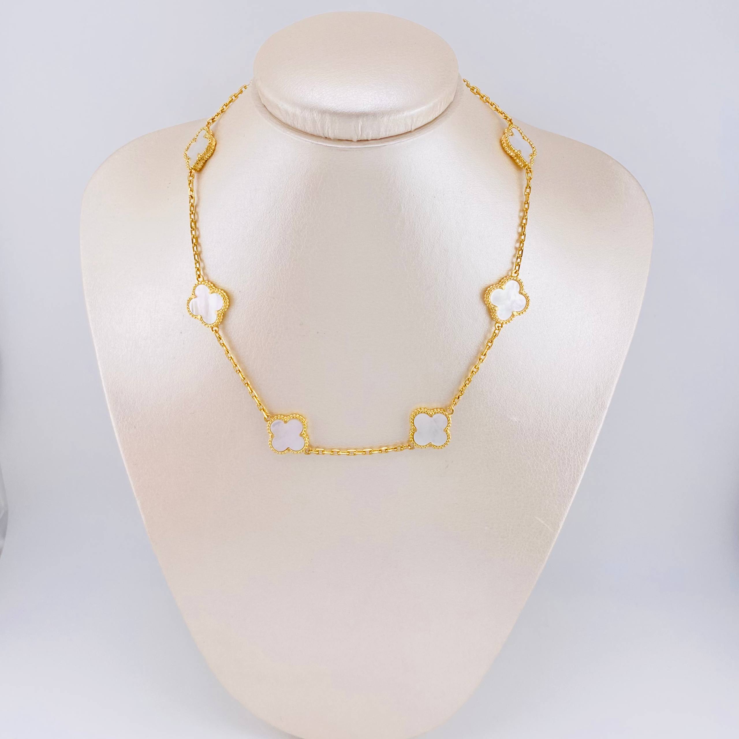 Cadena Trebol Aro Seguido 23.3gr / 40cm / 2.15mm Oro Amarillo Nac.Esp. 18K *