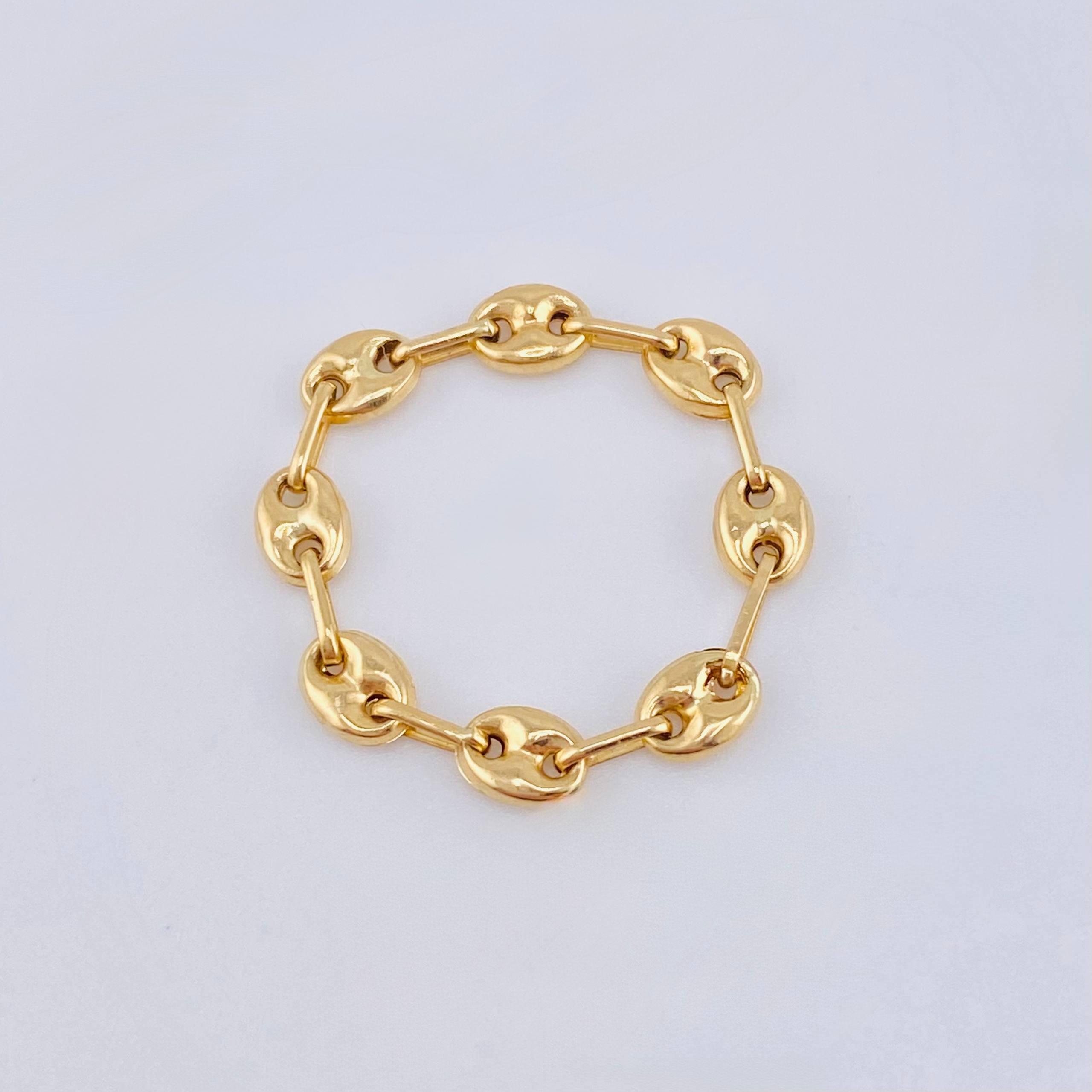 Anillo Gc 0.9gr / T8-T7 3/4 / 4.15mm Oro Amarillo 18K