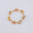 Anillo Gc 0.75gr / T6-T5 3/4 / 4.3mm Tres Oros 18K