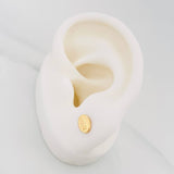 Topos Virgen Guadalupe 0.6 g / 5 mm Oro Amarillo 18K