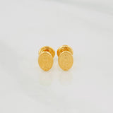 Topos Virgen Guadalupe 0.6 g / 5 mm Oro Amarillo 18K