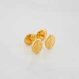 Topos Virgen Guadalupe 0.6 g / 5 mm Oro Amarillo 18K