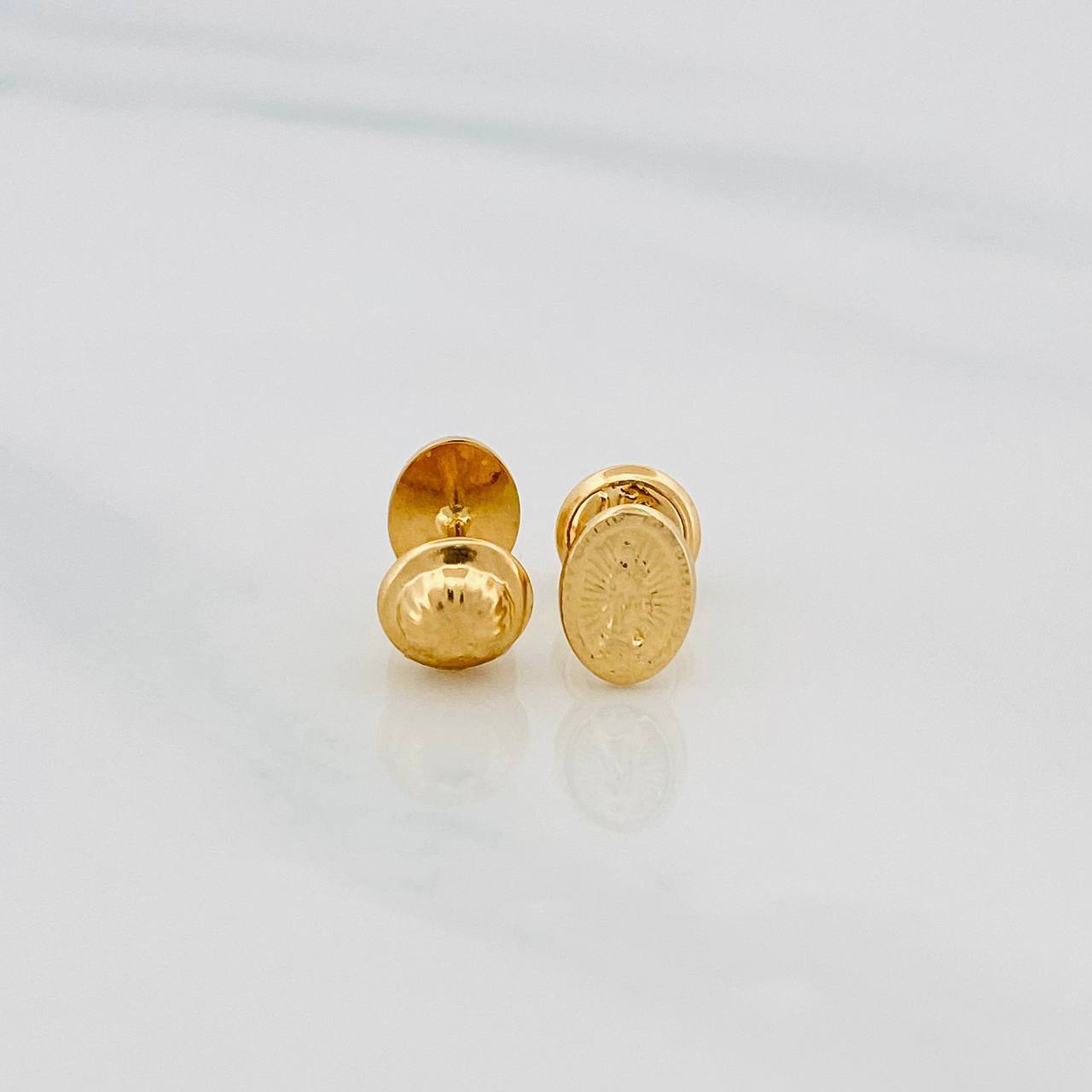 Topos Virgen Guadalupe 0.6 g / 5 mm Oro Amarillo 18K