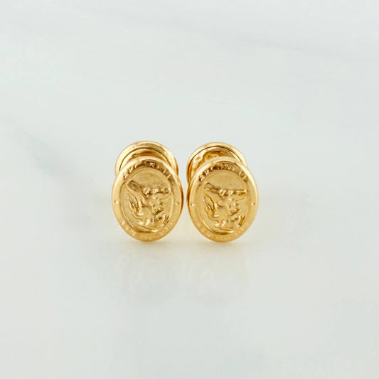 Topos San Miguel Arcangel 0.7 g / 5.8 mm Oro Amarillo 18K