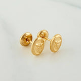 Topos San Miguel Arcangel 0.7 g / 5.8 mm Oro Amarillo 18K