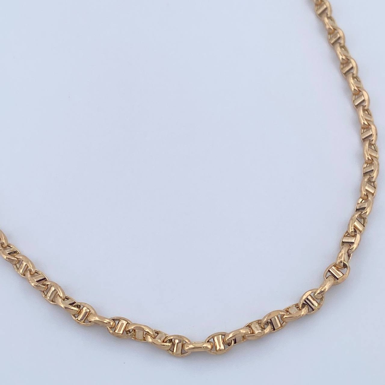Cadena Escalera 9.2gr / 59.8cm / 3.3mm Oro Amarillo +3 18K $