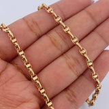 Cadena Escalera 9.2gr / 59.8cm / 3.3mm Oro Amarillo +3 18K $
