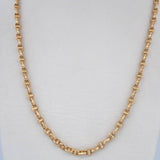 Cadena Escalera 9.2gr / 59.8cm / 3.3mm Oro Amarillo +3 18K $
