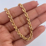Pulso Lazo 3.85gr / 19.5cm / 3.9mm Oro Amarillo +3 18K $