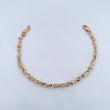 Pulso Rombos 8.55gr / 20.8cm / 3mm Tres Oros 18K $