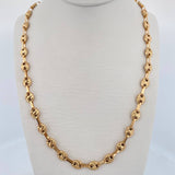 Cadena GC 14.5gr / 62.5cm / 5.8mm Diamantado Oro Amarillo 18K $