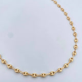 Cadena GC 6.2gr / 41.6cm / 4.1mm Diamantado Oro Amarillo 18K $